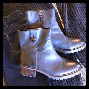 Coach Black Georgetta Leather Boot Size 8B